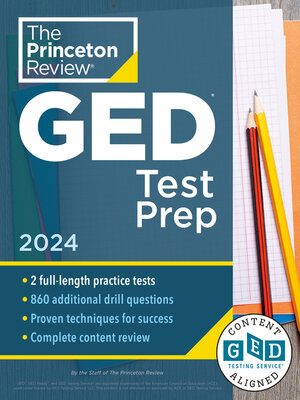 cover image of Princeton Review GED Test Prep, 2024